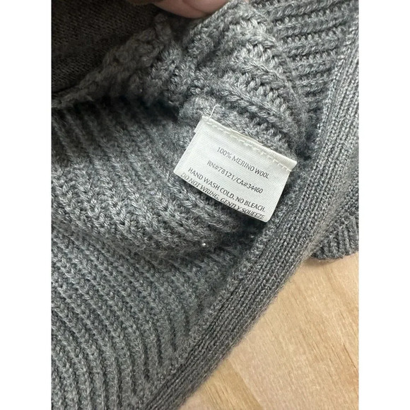 Eileen Fisher Women’s Petite M Green 100% Merino Wool Cardigan - Picture 3 of 6